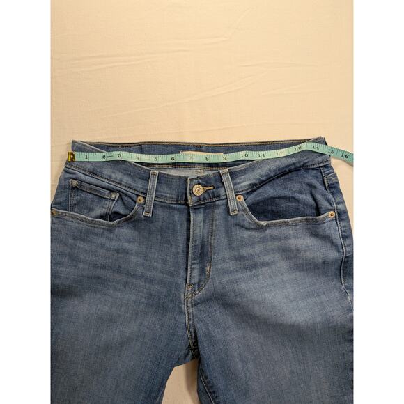 Levis Jeans Womens 30w Blue Denim Curvy Bootcut Low-Mid Rise Classic Y2k Country - Picture 7 of 12